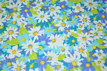 Blue Printed Cotton Fabrics