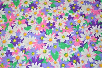 Purple Printed Cotton Fabrics