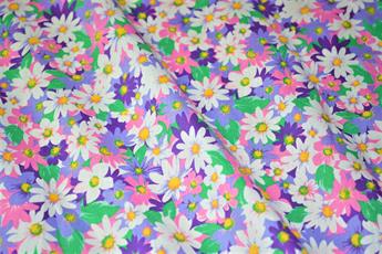 Purple Printed Cotton Fabrics