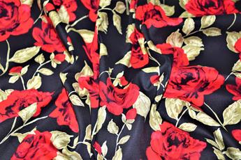 Black Cotton Roses