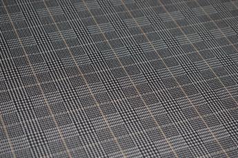 Black Jacquard Heavy Poly Printed Design