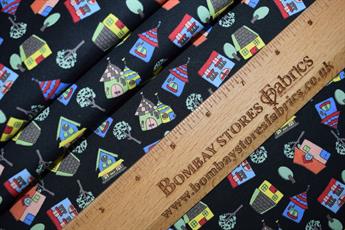 .100% Cotton .Ideal for crafts/Quilting .Size: 46 x 56cm (18 x 22 inches) .Complementary patterns to