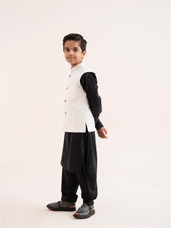 White Kids Waistcoats