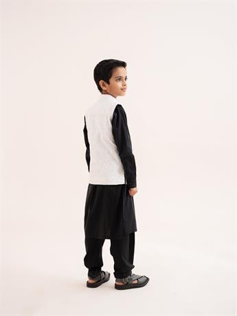 White Kids Waistcoats