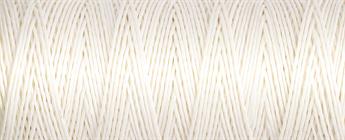 White Gutermann Linen Thread