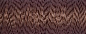 446 - Brown Silk Gutermann Top Stitch