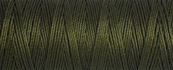 531 - Olive Green Silk Gutermann Top Stitch