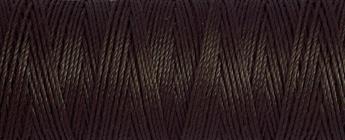 697 - Dark Brown Silk Gutermann Top Stitch