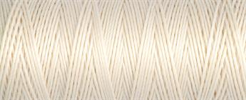 802 - Off White Silk Gutermann Top Stitch