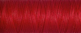 2074 - Red Silk Gutermann Natural Cotton Thread 100 Mtrs