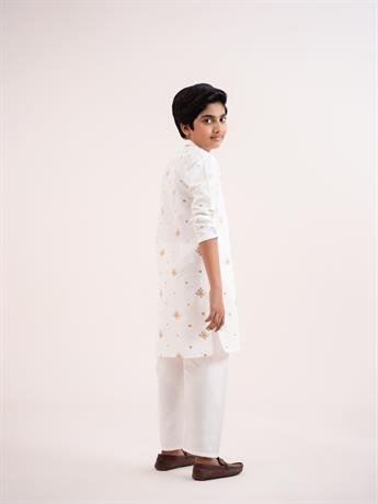 Off White Kurta Pajama