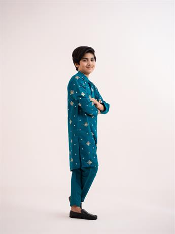 Teal Kurta Pajama