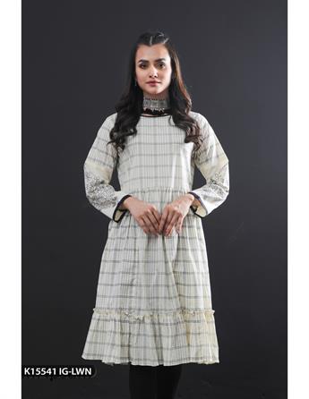 Length small size / 38 inches
Color / Skin
Stuff / Lawn
Shirt / Printed
Frock Style