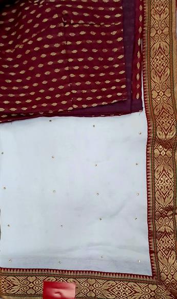 White/Maroon