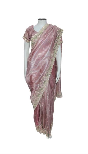Latest design soft silk tissue saree with readymade blouse.
Slight colour variation may be possible