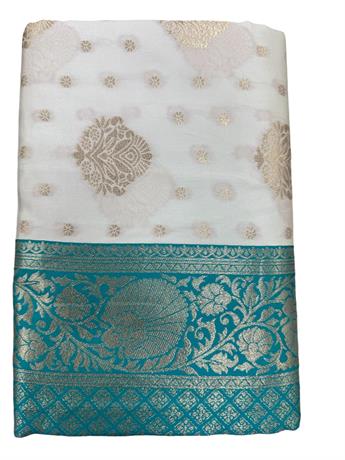 Cream/teal