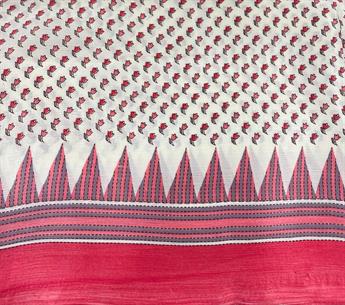 WHITE/FUSCHIA