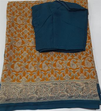 Mustard / Teal