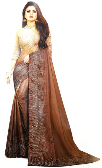 DARK BROWN/BEIGE