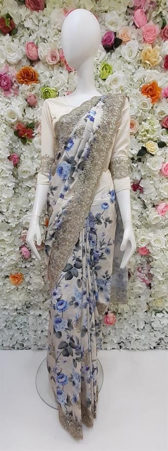 Ivory/Blue