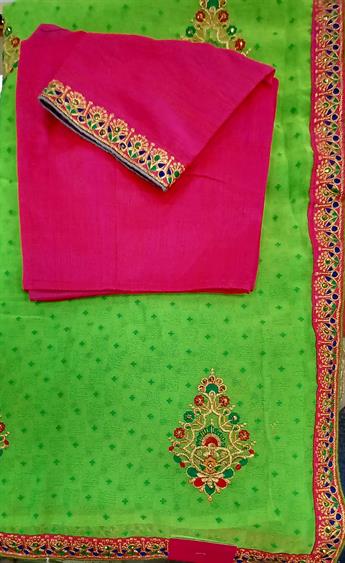 Parrot Green/ Pink