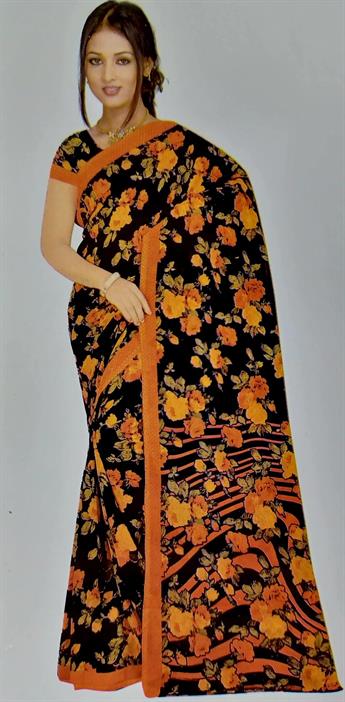 Black/Orange