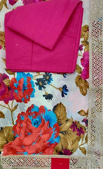 CREAM/BLUE/PINK