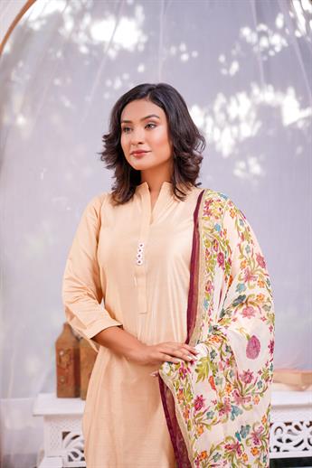 Skin Digital Print Chiffon Ladies Readymade
