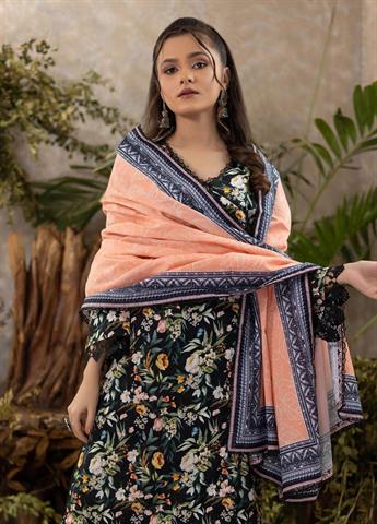 Black Beaded Khaddar Ladies Readymade