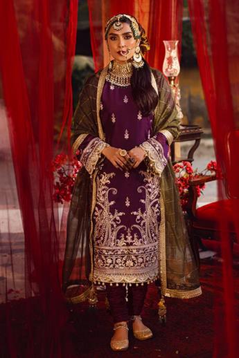 Salitex Nora Festive Collection: Description
Ayeza Khan beautifully represents the Subcontinent's r