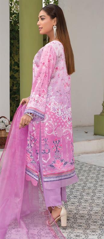 Lilac Raw Silk 3 Piece Suit