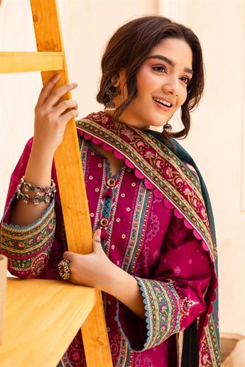 Magenta Lawn Digital Printed Suit