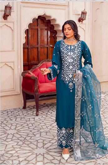 Dark Teal Ladies Readymade