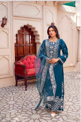 Dark Teal Ladies Readymade
