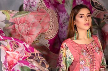 3 Piece Pink Readymade Embroidered Beautiful Salwar Suit