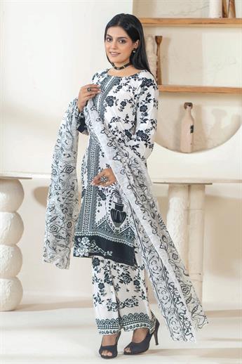 Off White & Black Ladies Readymade