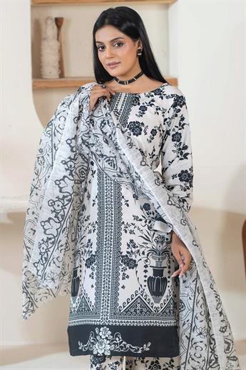 Off White & Black Ladies Readymade