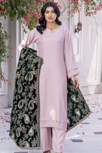 Pink & Green Velvet Ladies Winter Collection