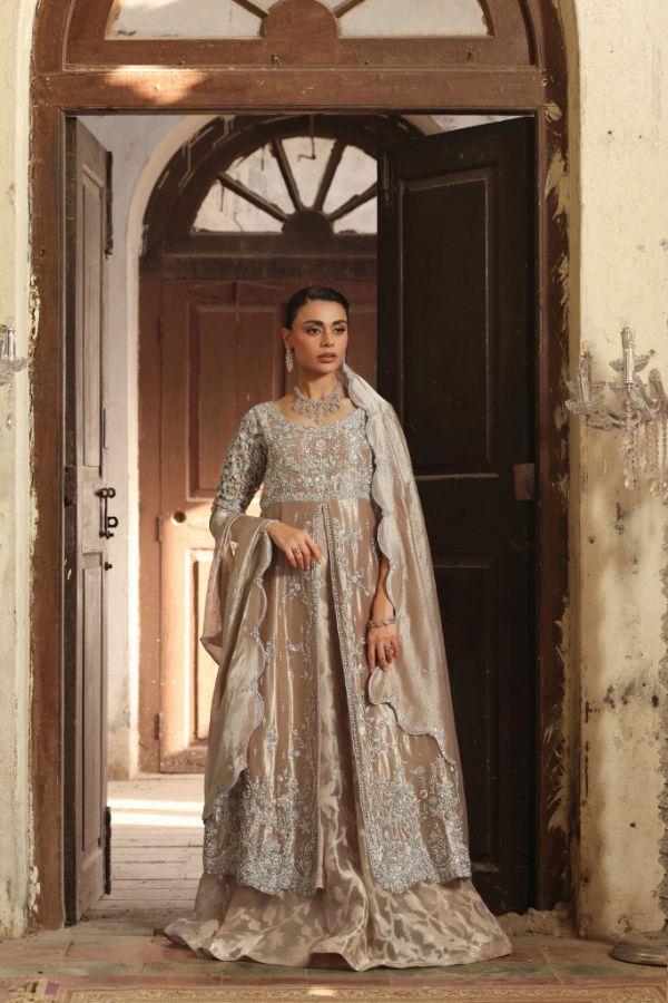Sequinned Silk Frock Zuri