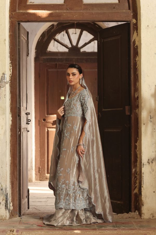 Sequinned Silk Frock Zuri
