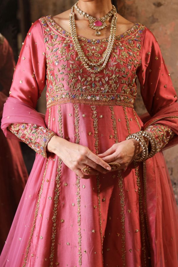 Embroidered Anarkali Mena