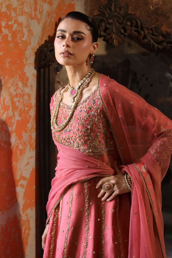 Embroidered Anarkali Mena