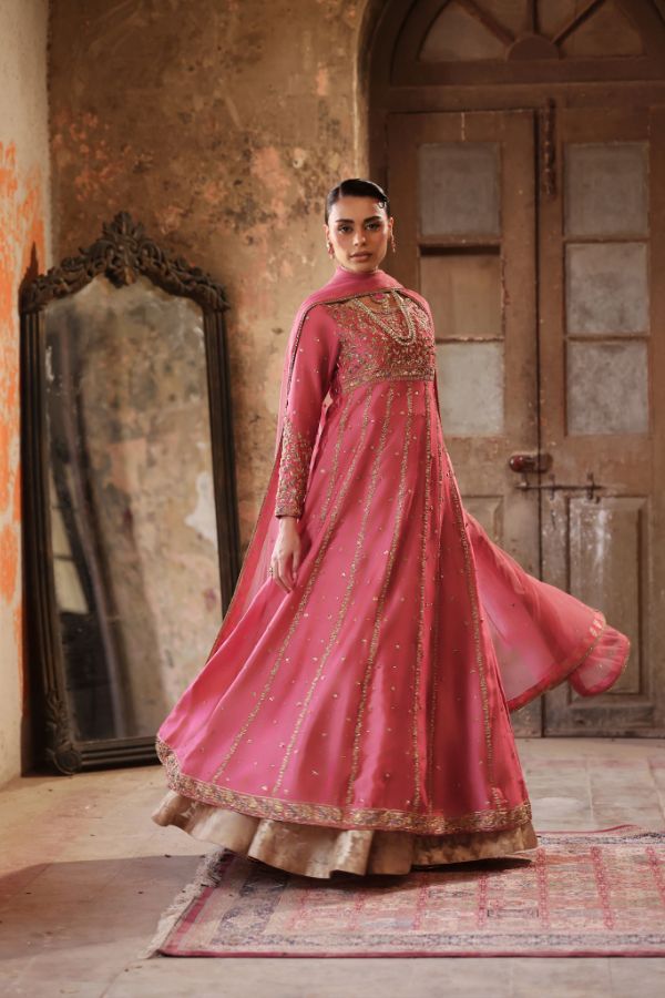 Embroidered Anarkali Mena