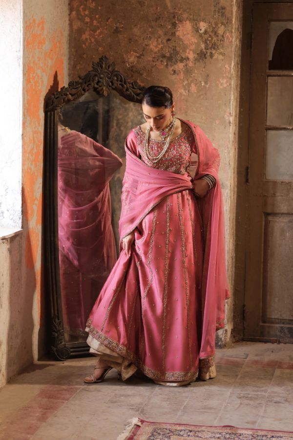 Embroidered Anarkali Mena