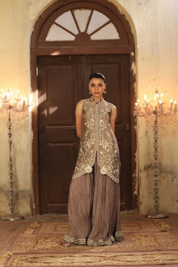 Embroidered Gharara Roya