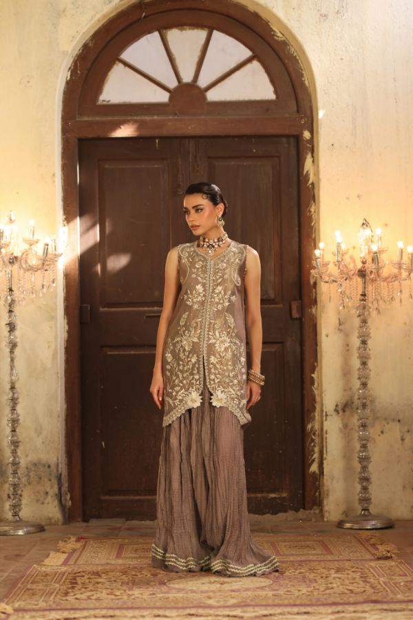 Embroidered Gharara Roya