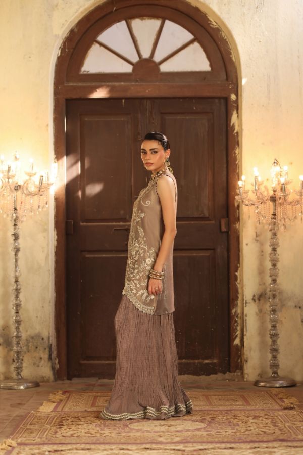 Embroidered Gharara Roya