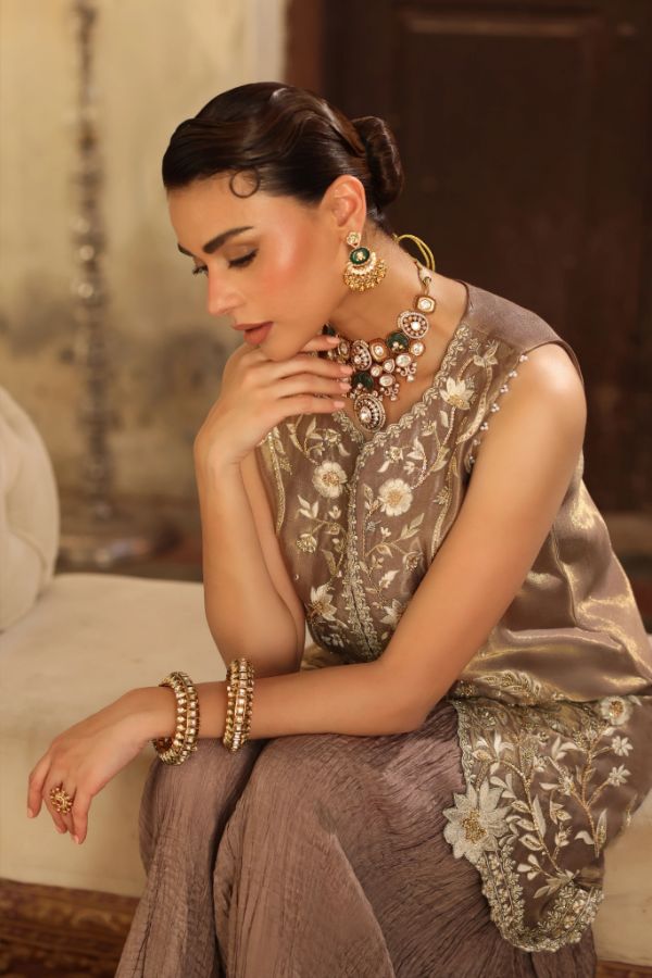 Embroidered Gharara Roya