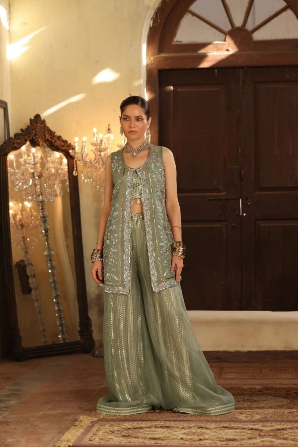 Sequinned Organza Arisa