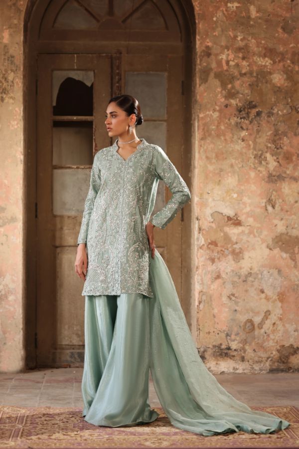 Embroidered Gharara Zoya